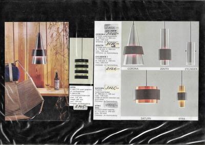  Fog M rup Corona Pendant by Jo Hammerborg 1960s