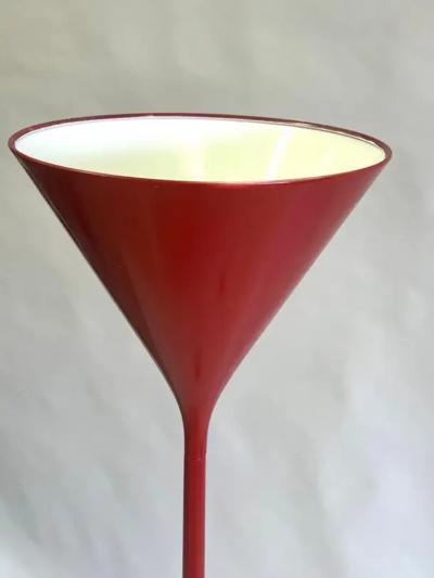 Fog M rup Danish Midcentury Art Deco Style Luminator Floor Lamp Attr to Fog Morup