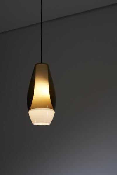  Fog M rup Glass Rota Pendant by Bent Nordsted 1960s