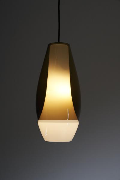  Fog M rup Glass Rota Pendant by Bent Nordsted 1960s