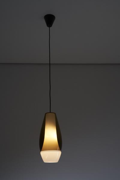  Fog M rup Glass Rota Pendant by Bent Nordsted 1960s