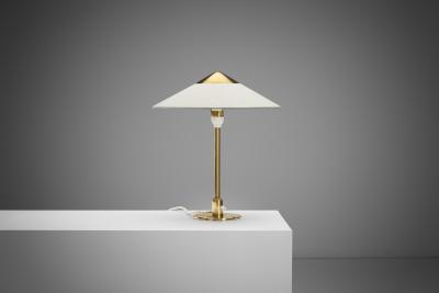  Fog M rup Lille Kongelys Brass Table Lamp by Fog M rup Denmark circa 1940s