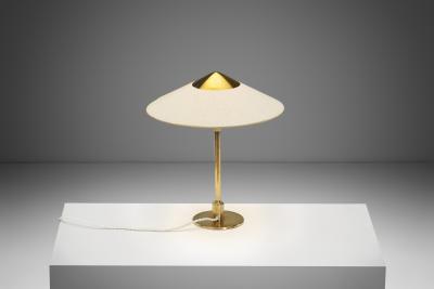  Fog M rup Lille Kongelys Brass Table Lamp by Fog M rup Denmark circa 1940s