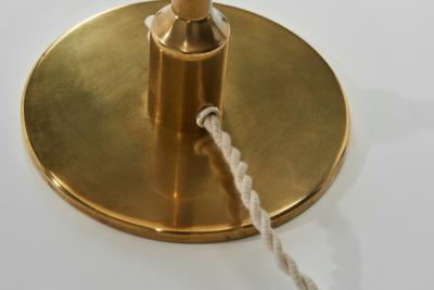  Fog M rup Lille Kongelys Brass Table Lamp by Fog M rup Denmark circa 1940s