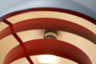  Fog M rup Mid Century Chrome and Metal Milieu Pendant