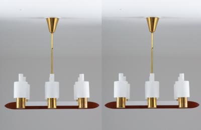  Fog M rup Midcentury Ceiling Lamps by Jo Hammerborg for Fog M rup Denmark