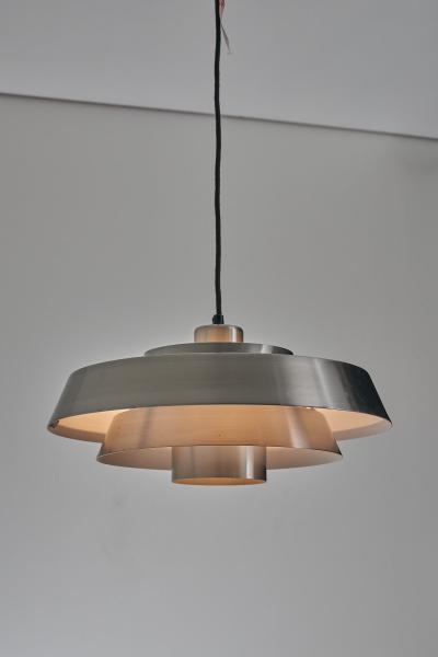  Fog M rup Nova Aluminium Pendant by Jo Hammerborg for Fog M rup 1960s