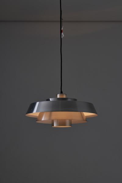  Fog M rup Nova Aluminium Pendant by Jo Hammerborg for Fog M rup 1960s