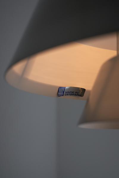  Fog M rup Nova Aluminium Pendant by Jo Hammerborg for Fog M rup 1960s