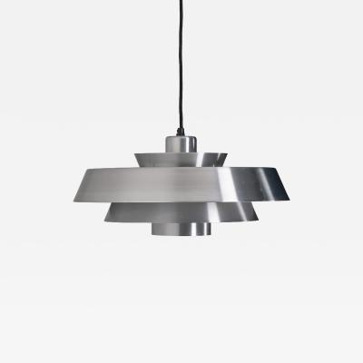  Fog M rup Nova Aluminium Pendant by Jo Hammerborg for Fog M rup 1960s