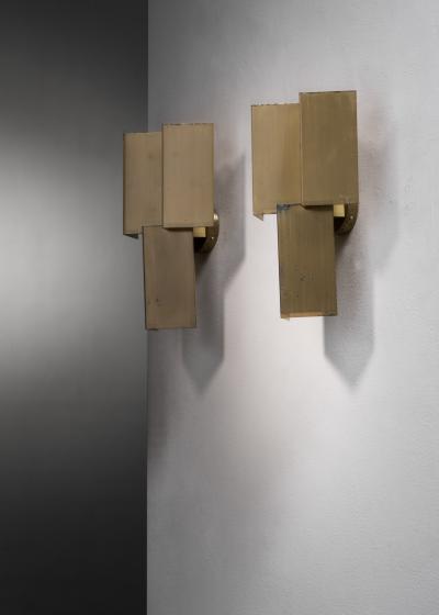  Fog M rup Pair of Inger and Johannes Exner wall lamps