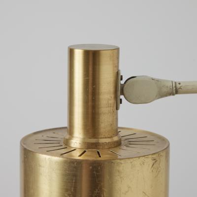  Fog M rup Pair of Large 1950s Jo Hammerborg Perforated Brass Wall Lamps for Fog M rup