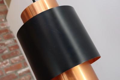 Fog M rup Set of Three Danish Tunika Copper Pendant Lamps by Jo Hammerborg for Fog M rup