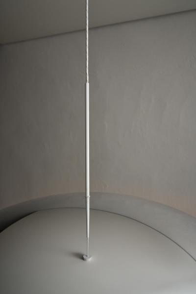  Fog M rup XL Chrome Dome Pendant Light 1970s