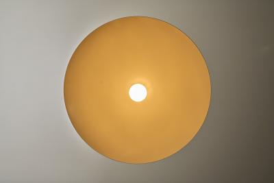  Fog M rup XL Chrome Dome Pendant Light 1970s