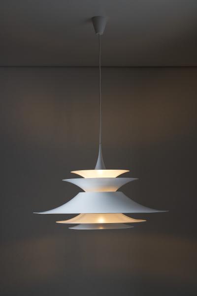 Fog M rup XL Radius Pendant by Erik Balslev 1970