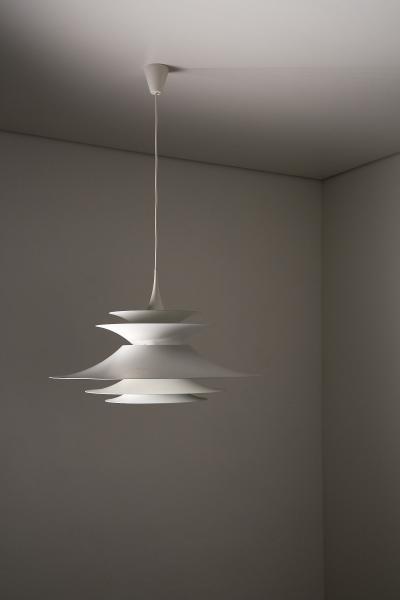  Fog M rup XL Radius Pendant by Erik Balslev 1970