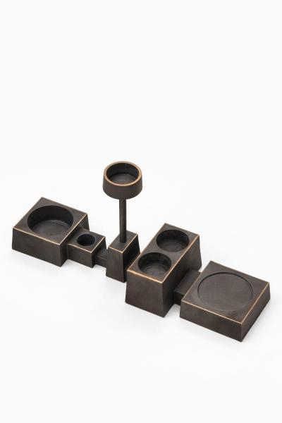  Folkform Candle Collage Candlestick in Bronze by Folkform 2010