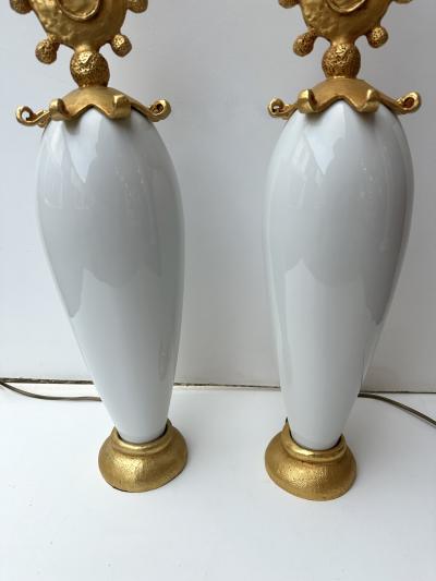  Fondica Pair of Lamps Sun by Pierre Casenove for Fondica France 1990s