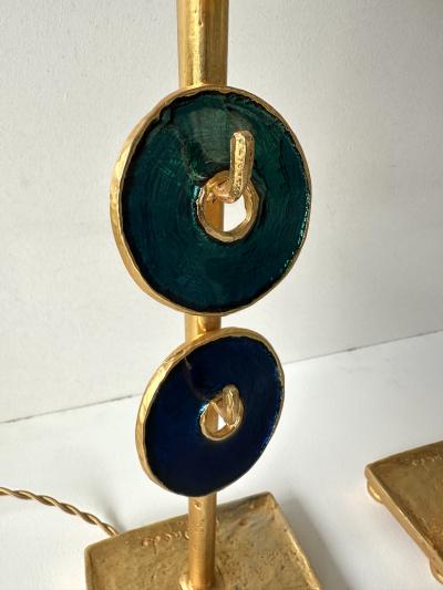  Fondica Pair of Lamps by Nicolas Dewael for Fondica France 1990s