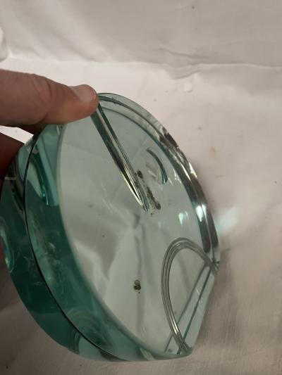  Fontana Arte 1960s Glass vase by Fontana Arte