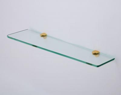 Fontana Arte Fontana Arte Asymmetric Console in Glass with Bronze Mounts Italy 1950s