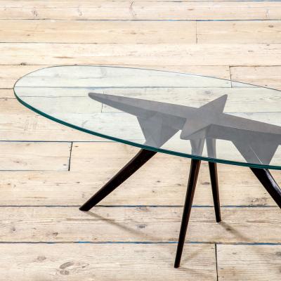  Fontana Arte Fontana Arte Oval Coffee Table 1950