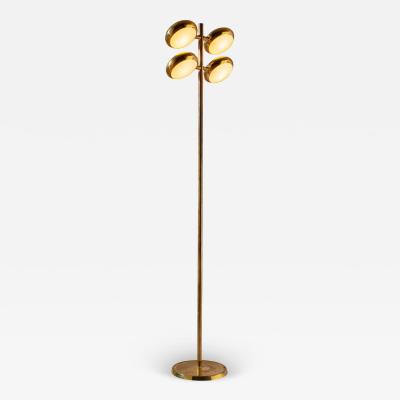  Fontana Arte Fontana Arte floor lamp made of brass and glass Italy 1960s