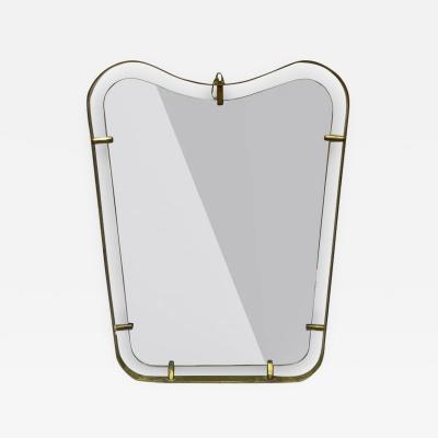  Fontana Arte FontanaArte 1950S FONTANA ARTE MIRROR IN BRASS IN THE STYLE OF GIO PONTI