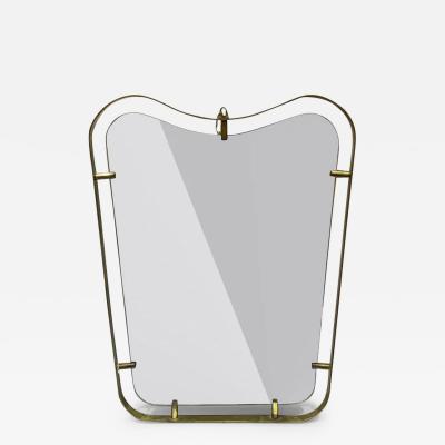  Fontana Arte FontanaArte 1950S FONTANA ARTE MIRROR IN BRASS IN THE STYLE OF GIO PONTI