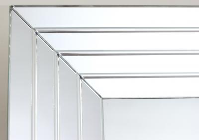  Fontana Arte FontanaArte Beveled Rectangle Fontana Arte Modernist Mirror Italy 1960