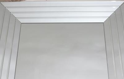  Fontana Arte FontanaArte Beveled Rectangle Fontana Arte Modernist Mirror Italy 1960