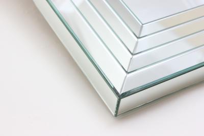  Fontana Arte FontanaArte Beveled Rectangle Fontana Arte Modernist Mirror Italy 1960