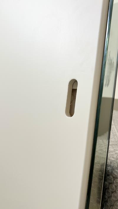  Fontana Arte FontanaArte Beveled Rectangle Fontana Arte Modernist Mirror Italy 1960