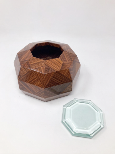  Fontana Arte FontanaArte Box by Fontana Arte Wood and Glass 1940s