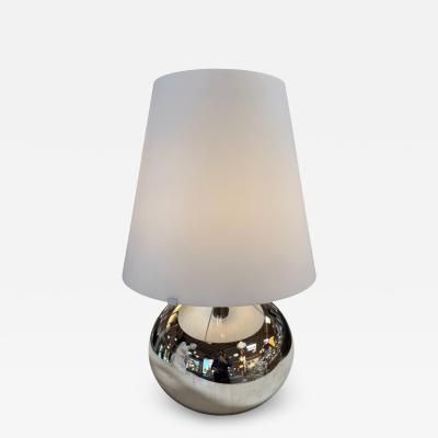  Fontana Arte FontanaArte Chrome Sphere Table Lamp Attributed to Fontana Arte Italy Circa 1970s