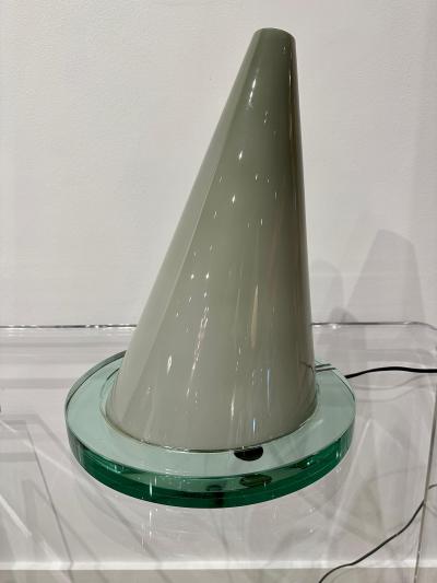  Fontana Arte FontanaArte Extremely Rare Post Modern Fontana Arte OZ Murano Cone Lamp