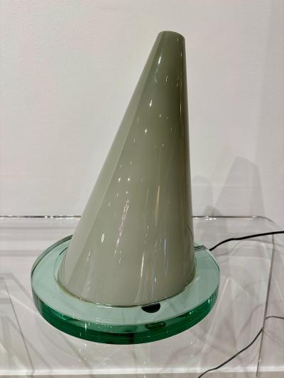  Fontana Arte FontanaArte Extremely Rare Post Modern Fontana Arte OZ Murano Cone Lamp