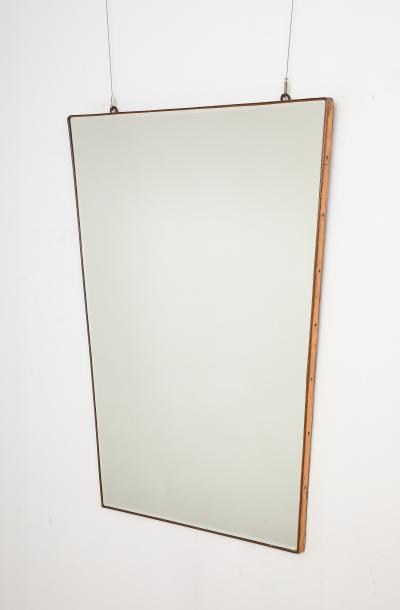  Fontana Arte FontanaArte Fontana Arte Copper Framed Mirror Italy circa 1940