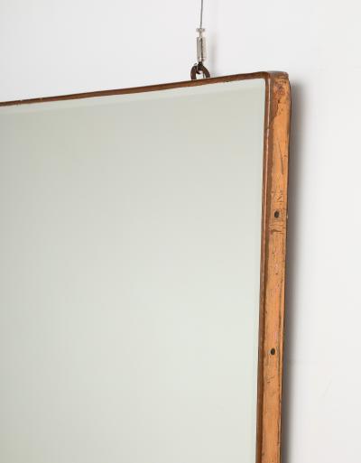  Fontana Arte FontanaArte Fontana Arte Copper Framed Mirror Italy circa 1940