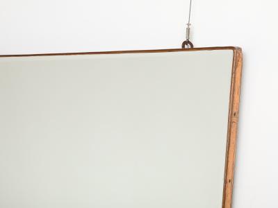  Fontana Arte FontanaArte Fontana Arte Copper Framed Mirror Italy circa 1940