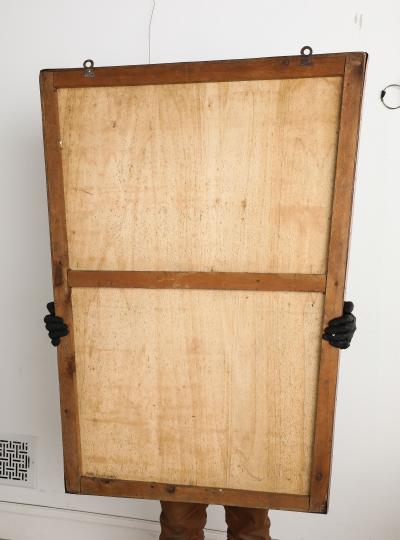  Fontana Arte FontanaArte Fontana Arte Copper Framed Mirror Italy circa 1940