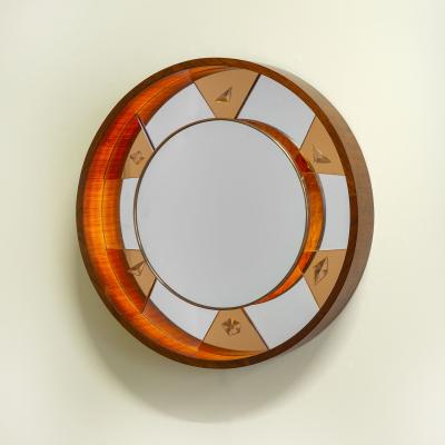  Fontana Arte FontanaArte Fontana Arte Illuminated Wall Mirror 1950