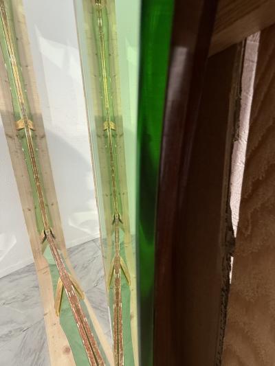  Fontana Arte FontanaArte Fontana Arte Mirror by Lucio Fontana Italy 1950