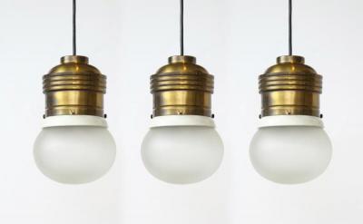  Fontana Arte FontanaArte Fontana Arte Pendant mod 2406 Italy c 1960