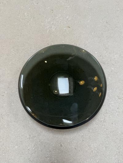  Fontana Arte FontanaArte Fontana Arte Smoked Glass Centerpiece Italy 1970s