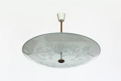  Fontana Arte FontanaArte Fontana Arte by Pietro Chiesa suspension ceiling light Italy circa 1940s