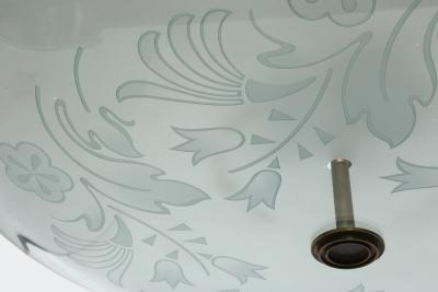  Fontana Arte FontanaArte Fontana Arte by Pietro Chiesa suspension ceiling light Italy circa 1940s