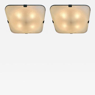  Fontana Arte FontanaArte Fontana Arte flush mount ceiling light Model 1485