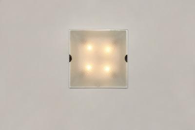  Fontana Arte FontanaArte Fontana Arte flush mount light model 1940 Italy circa 1960s